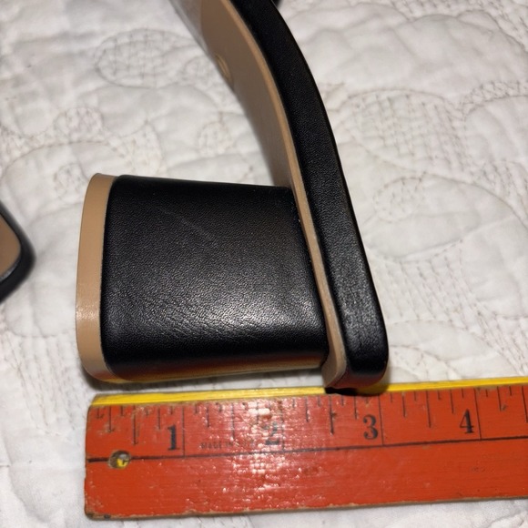 Steve Madden New York Women's Classic chic Slide Sandals, Black Size 7 M Heel 2" - Picture 6 of 8